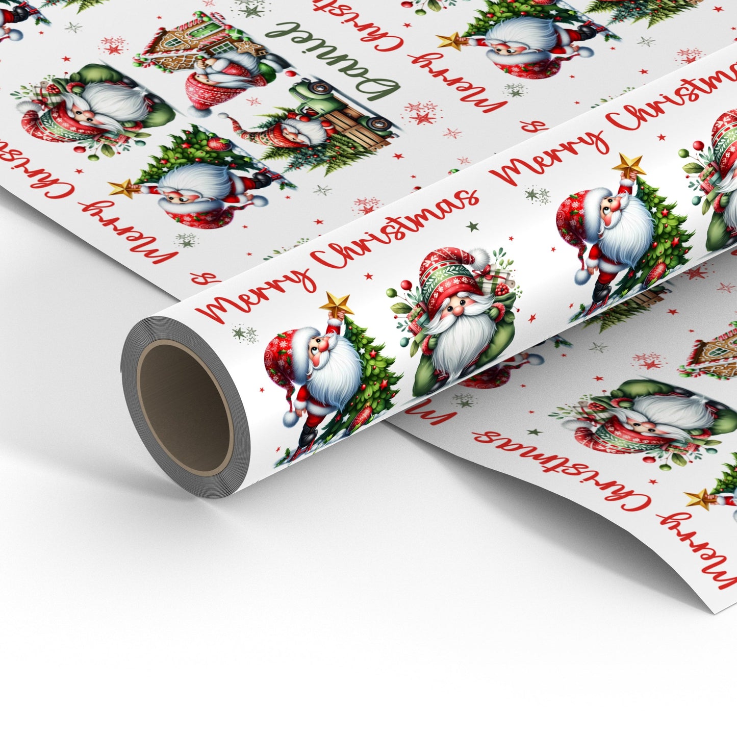 Personalised Children's Father Christmas Gift Wrap