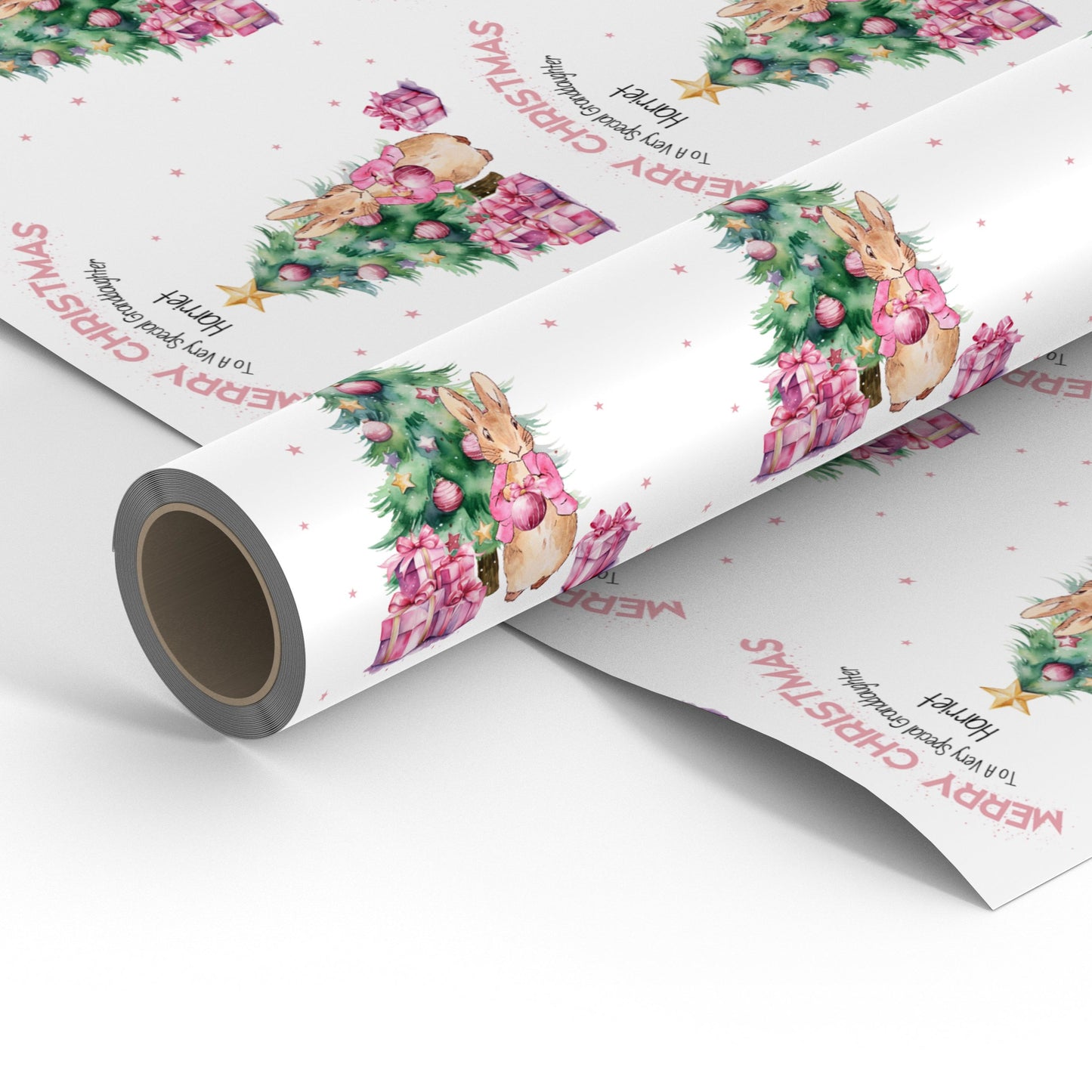 Personalised Peter Rabbit Christmas Wrapping Paper