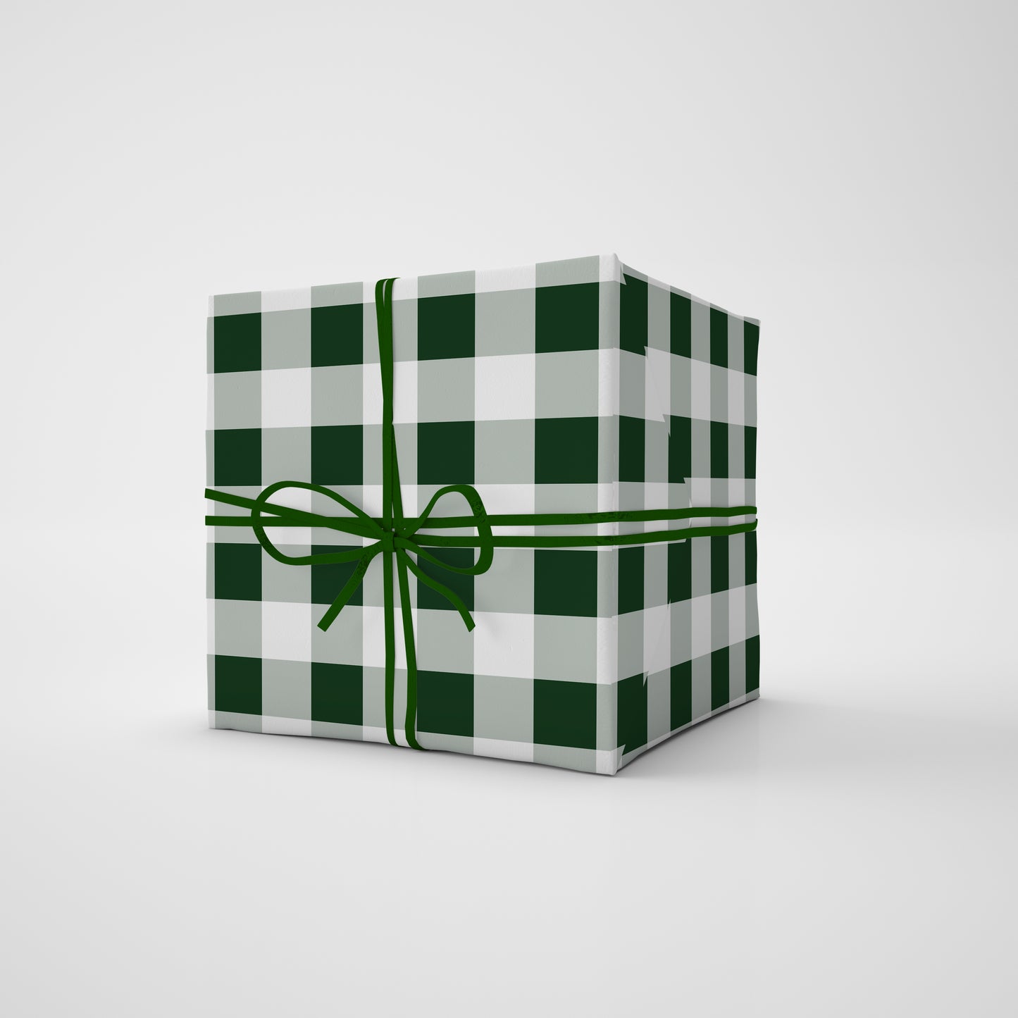 Christmas Gingham Wrapping Paper