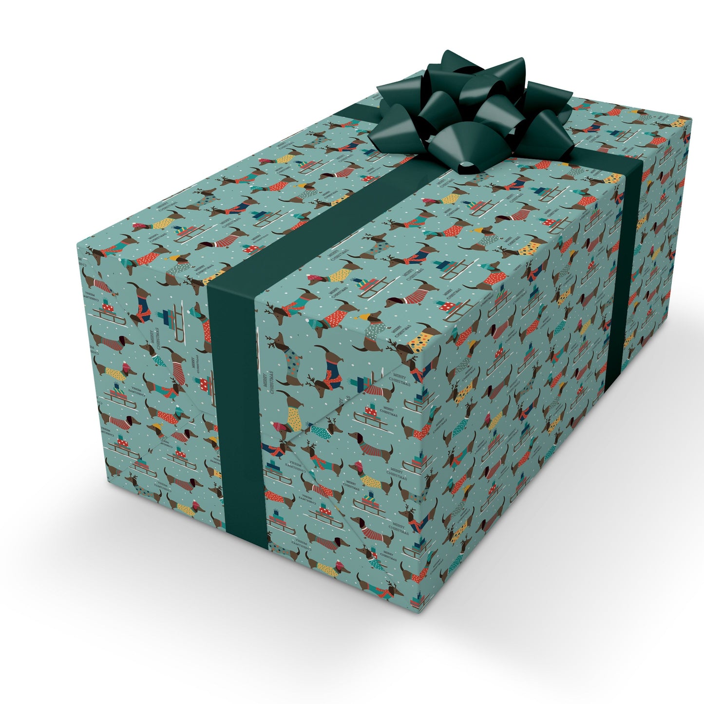 Christmas Sausage Dog Wrapping Paper