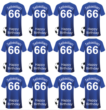 Chelsea Personalised Football Wrapping Paper