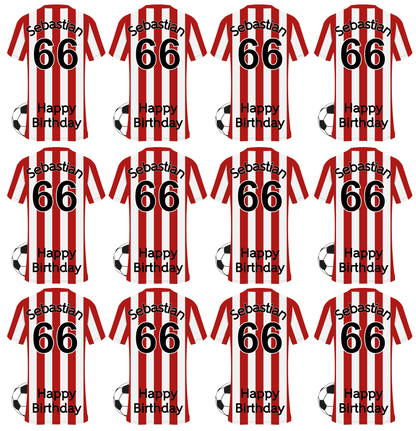 Brentford Personalised Football Wrapping Paper