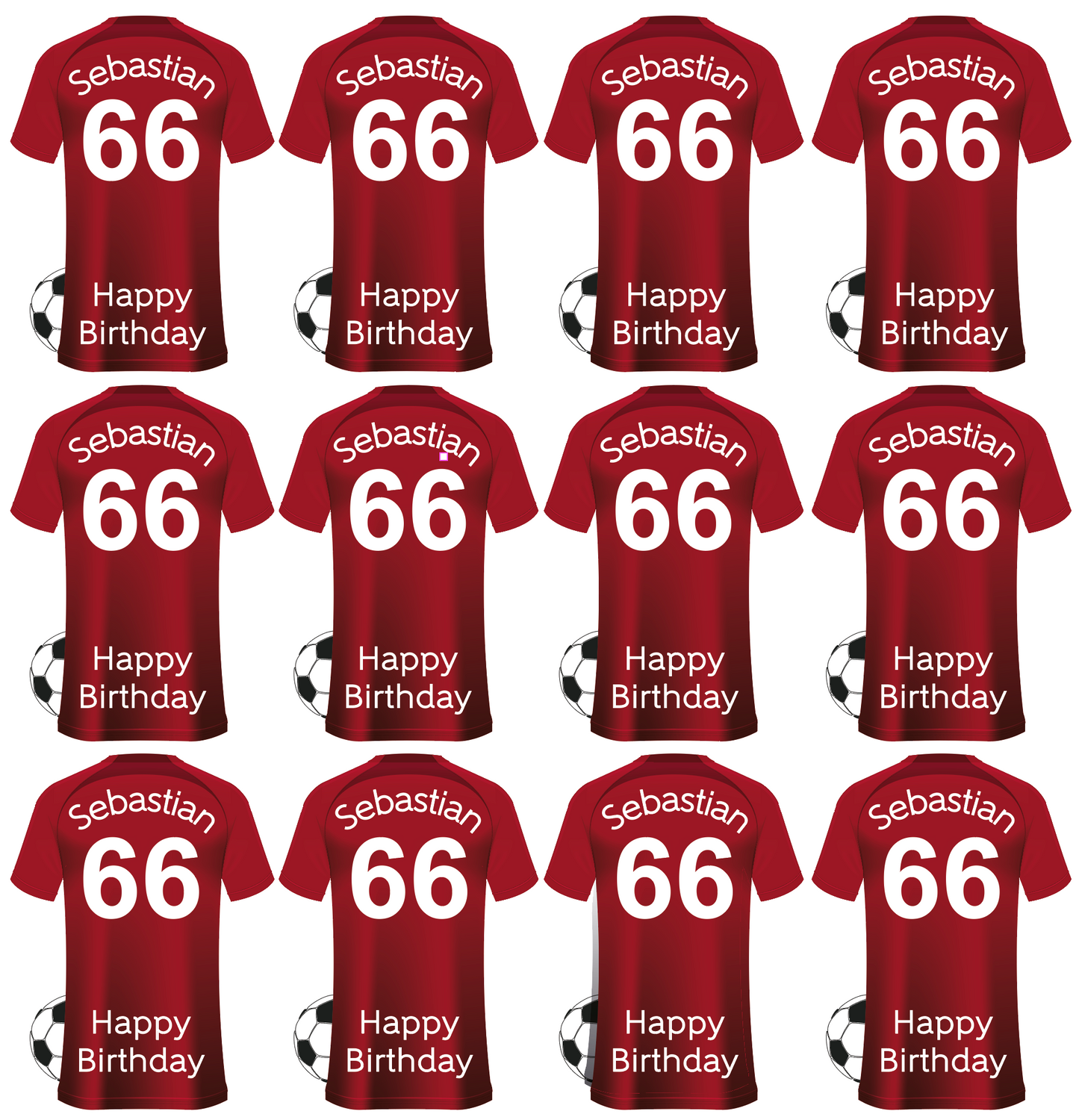 Liverpool Personalised Football Wrapping Paper