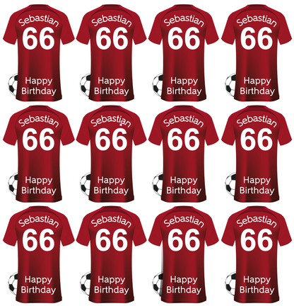 Liverpool Personalised Football Wrapping Paper