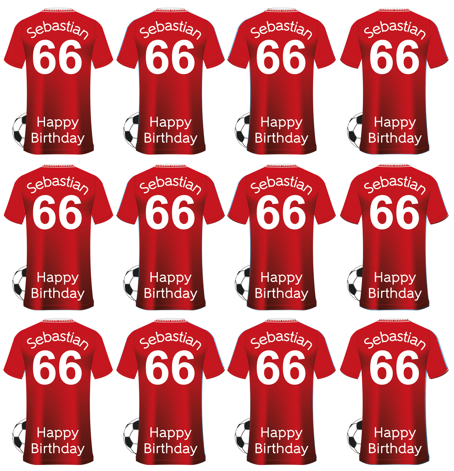 Man Utd Personalised Football Wrapping Paper