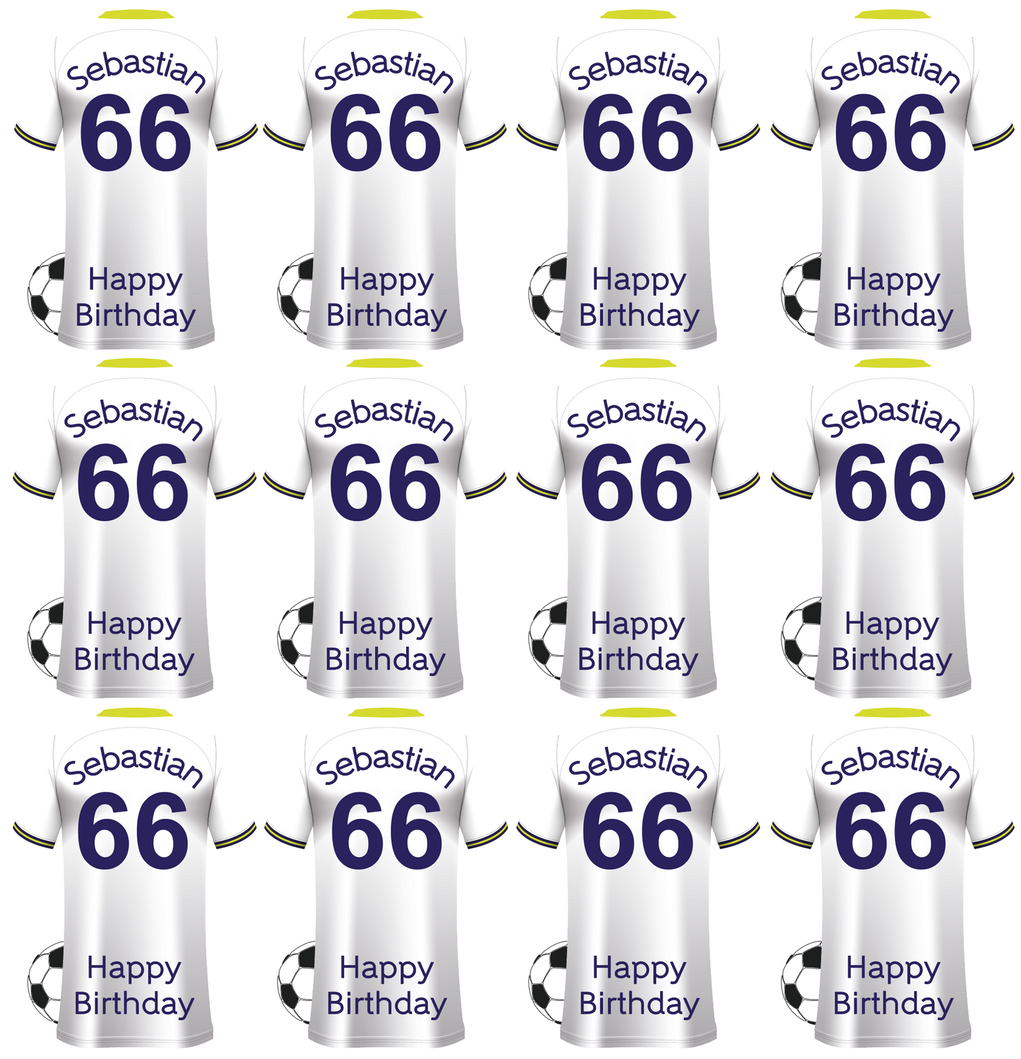 Tottenham Personalised Football Wrapping Paper