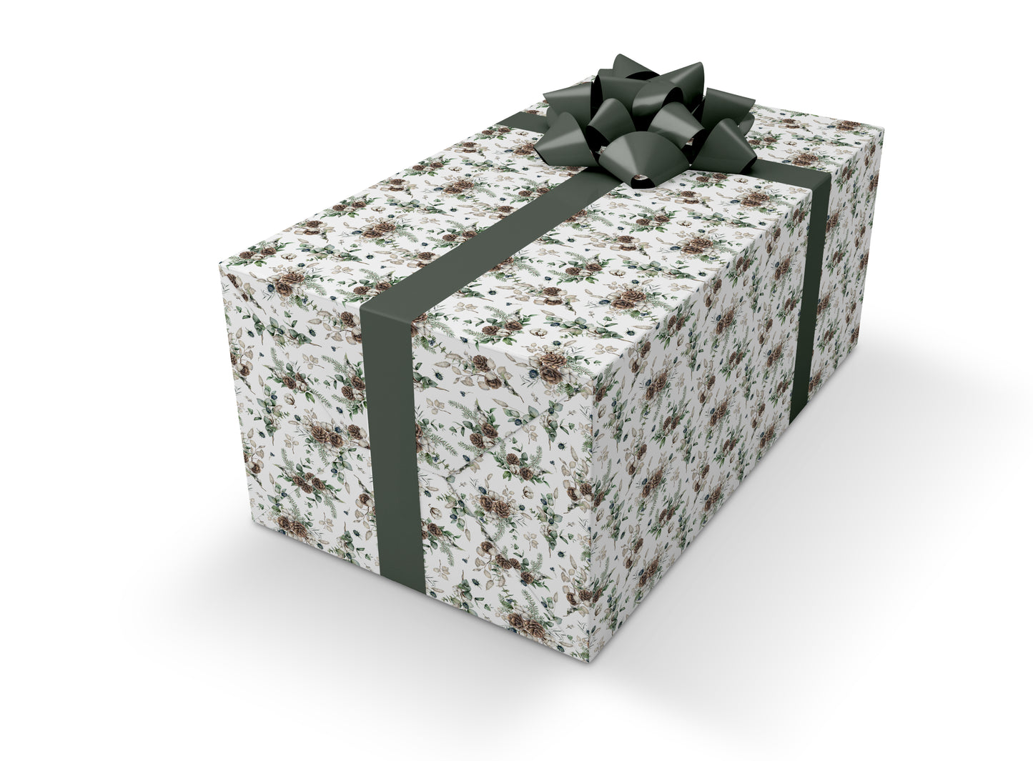 Elegant Foliage Christmas wrapping paper