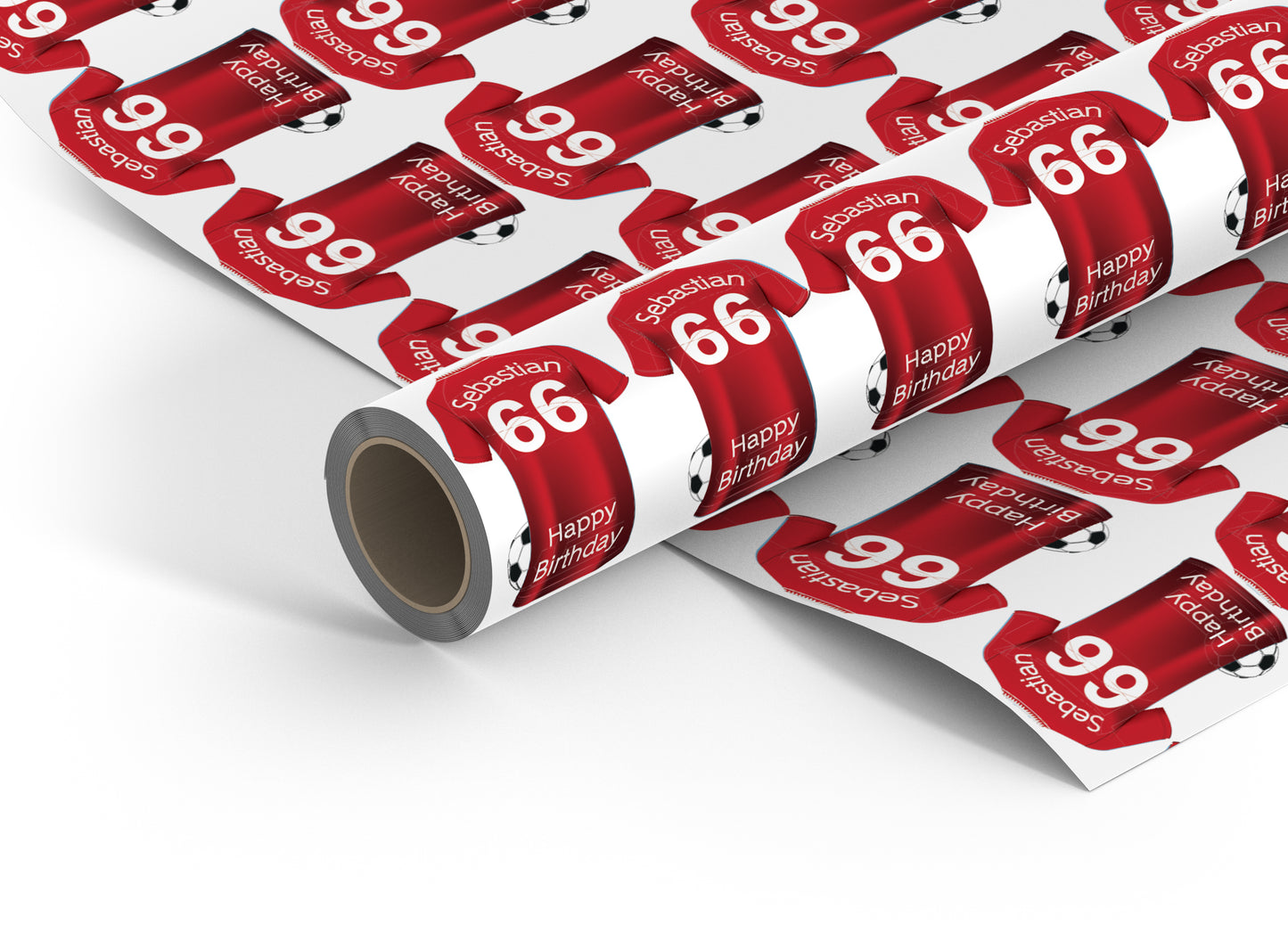 Man Utd Personalised Football Wrapping Paper