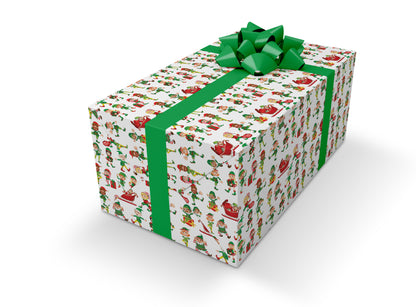 Christmas Elves wrapping paper