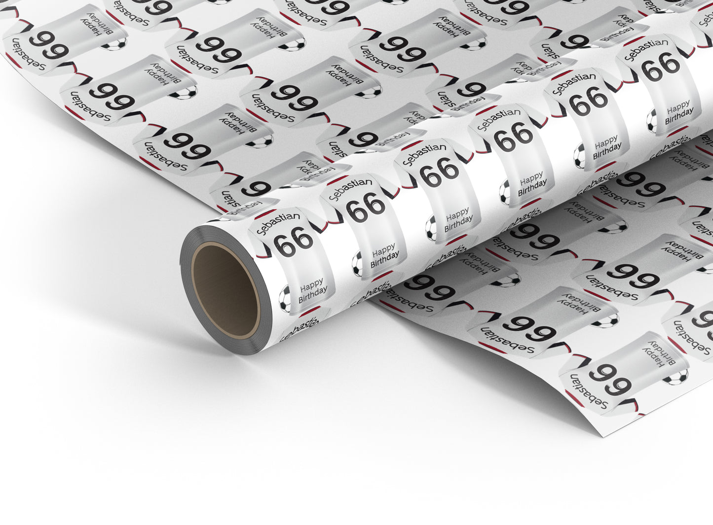 Fulham Personalised Football Wrapping Paper