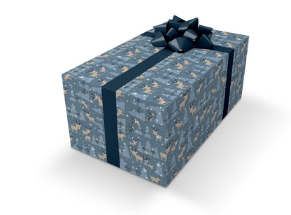 Raindear Christmas wrapping paper