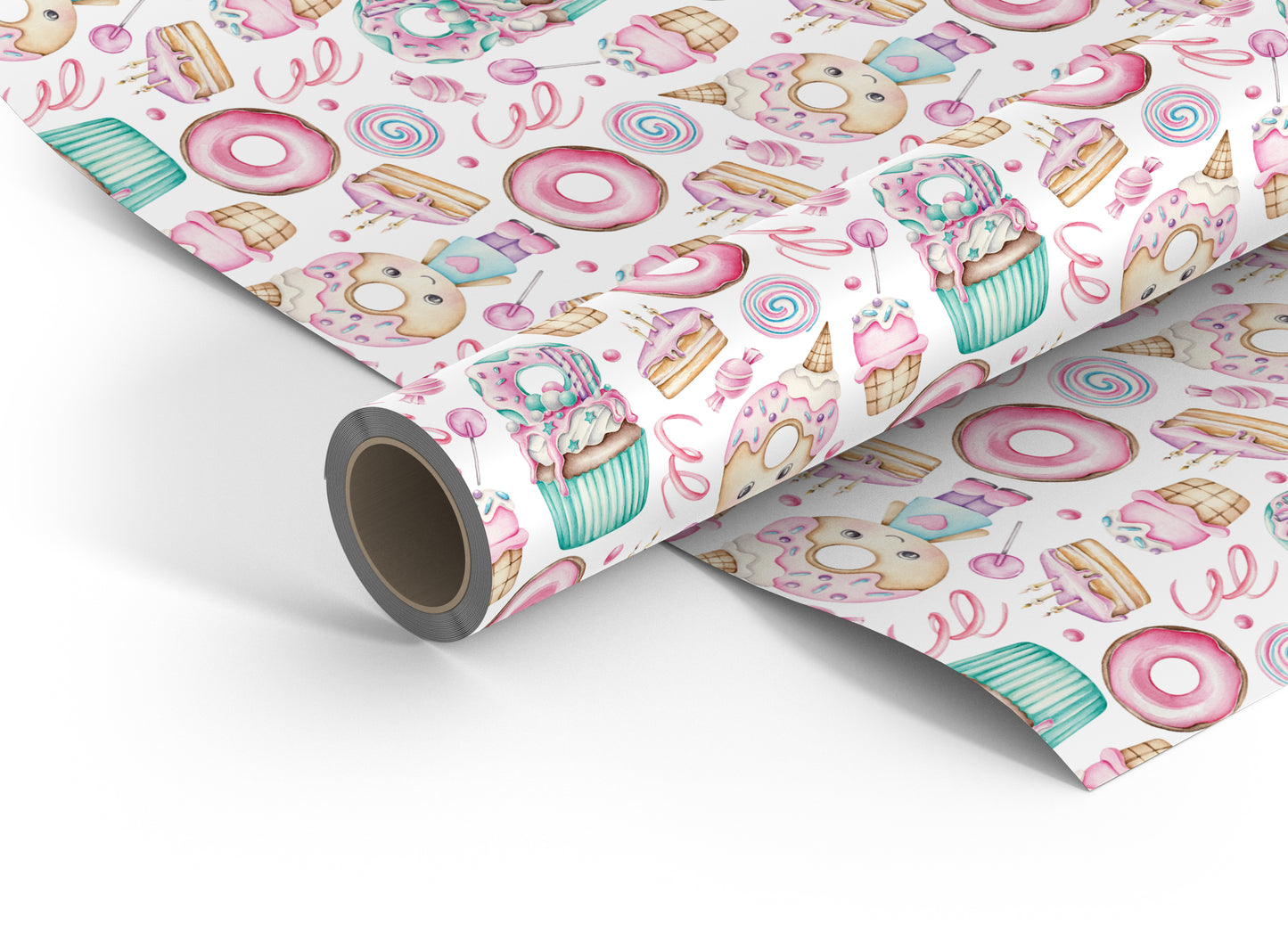 Cake & Muffin Birthday Wrapping Paper