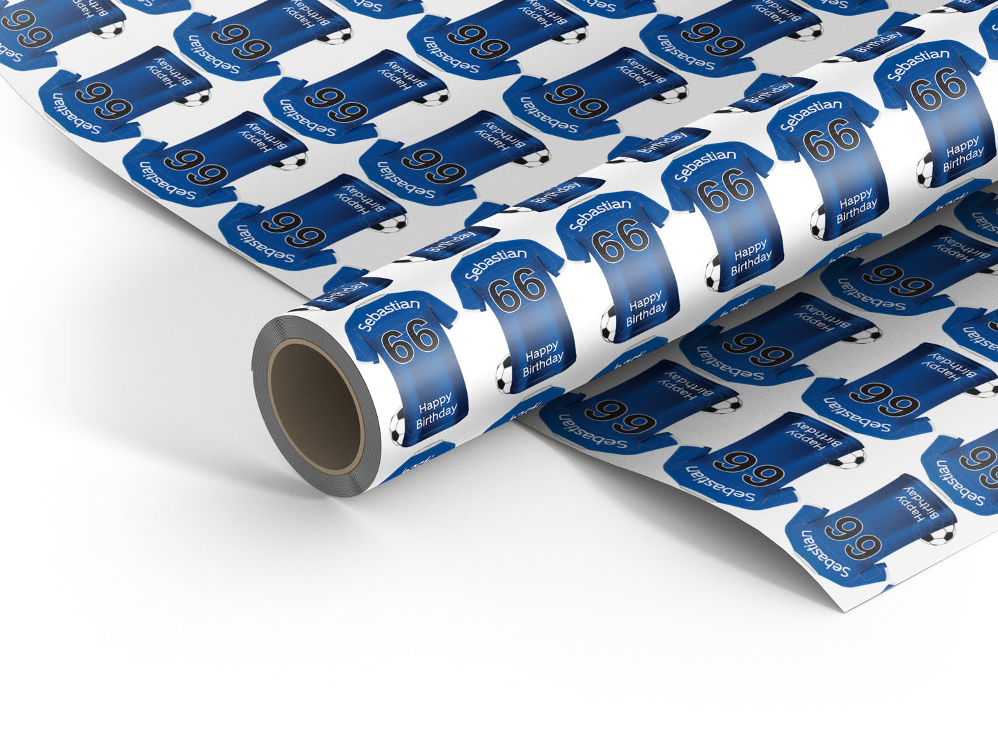 Leicester City Personalised Football Wrapping Paper