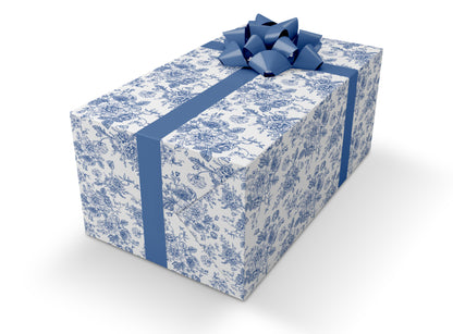 Elegant Blue floral wrapping paper