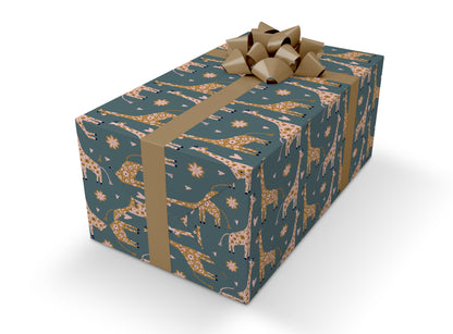 Giraffe wrapping paper