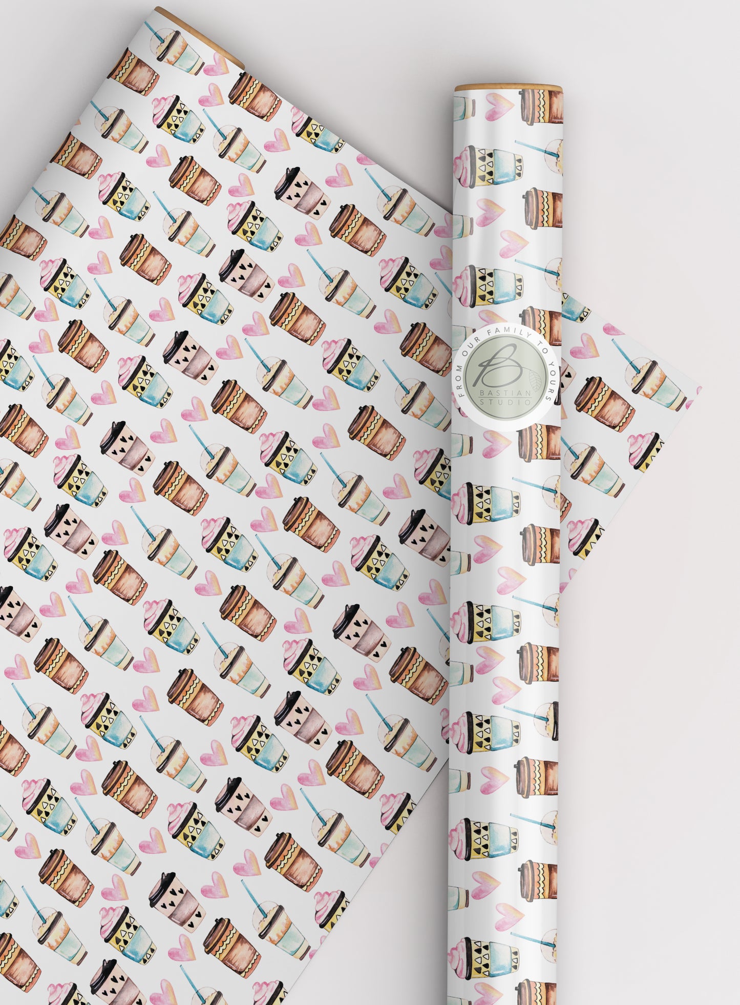 Luxury Frappe Wrapping Paper