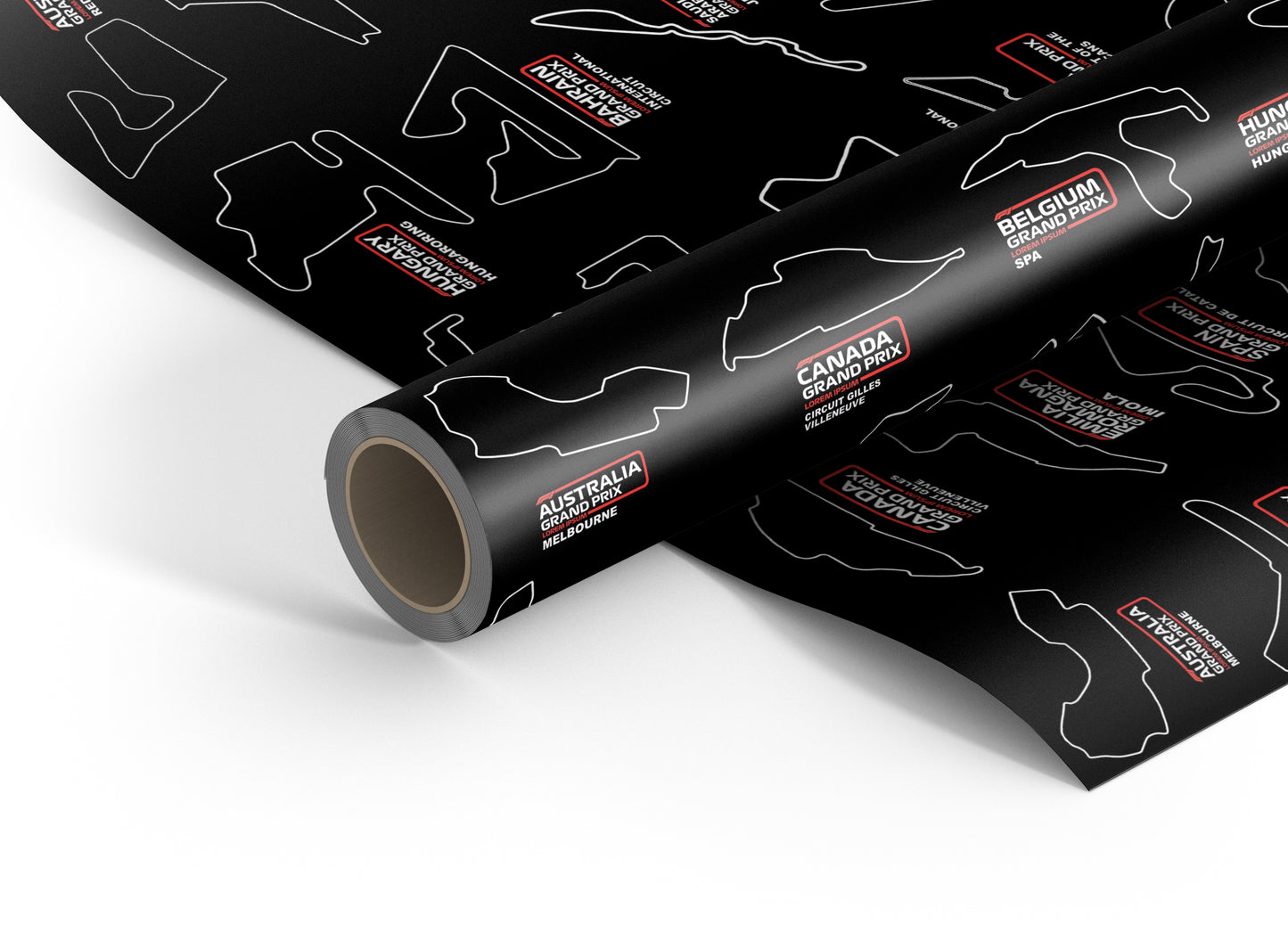 Formula 1 wrapping paper