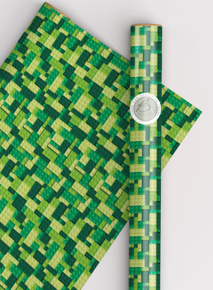 Lego wrapping paper