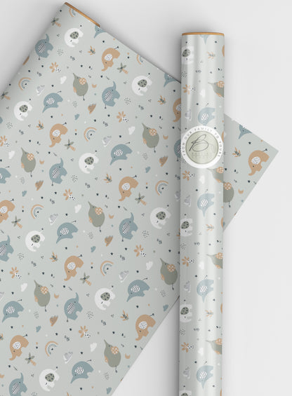 Baby Elephant wrapping paper