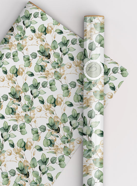 Sage Wrapping Paper 