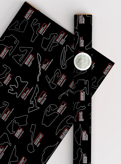 Formula 1 wrapping paper