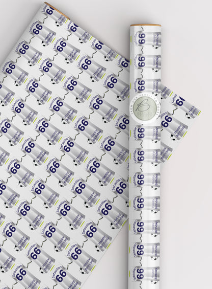 Tottenham Personalised Football Wrapping Paper