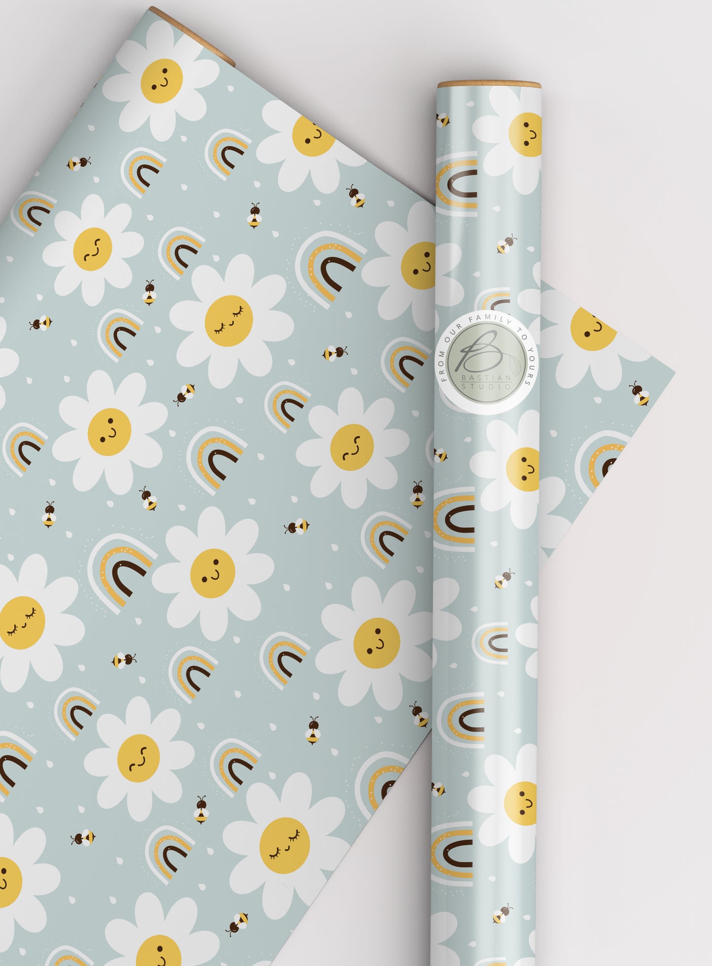 Bumblebee wrapping paper