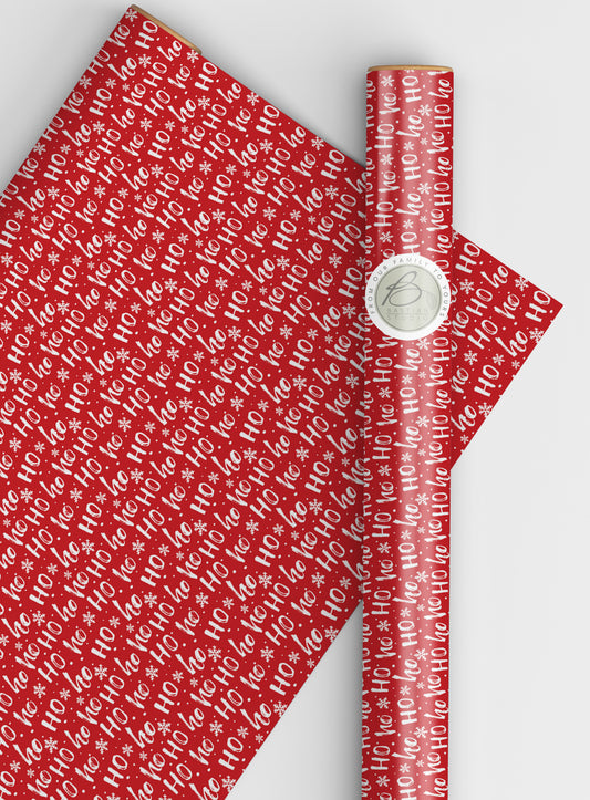 Ho Ho wrapping paper