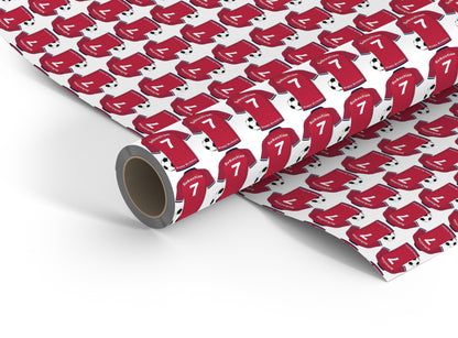 Personalised Football Wrapping Paper