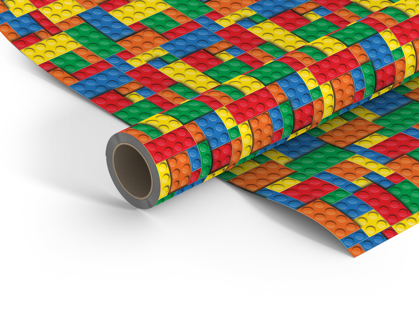 Lego wrapping paper