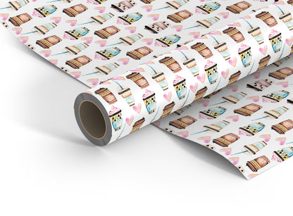 Luxury Frappe Wrapping Paper