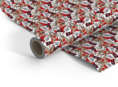 Father Christmas wrapping paper