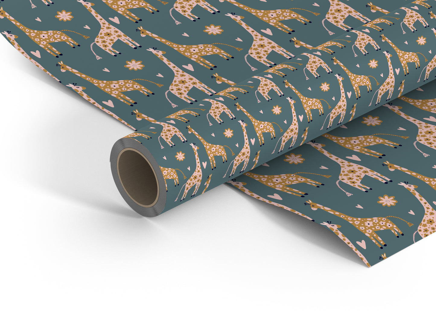 Giraffe wrapping paper