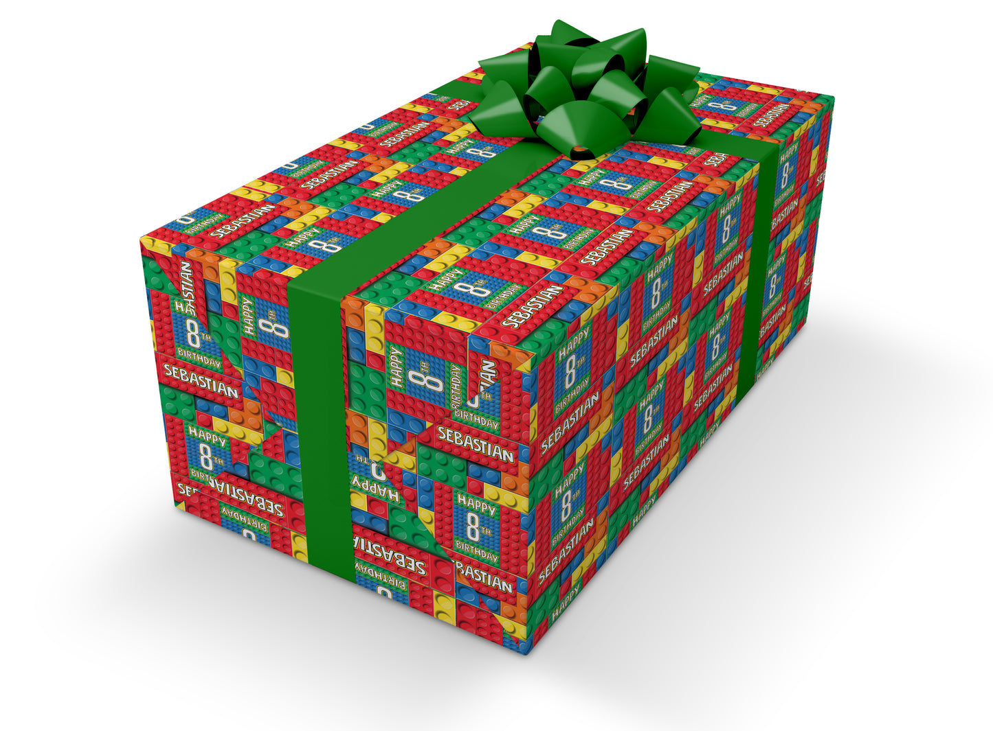 Personalised Lego Wrapping Paper