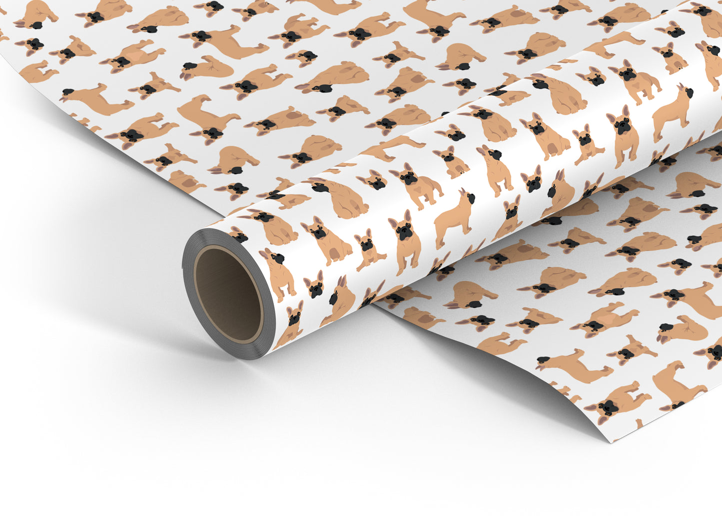 French Bull Dog wrapping paper