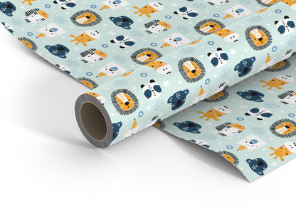 BoHo Animal wrapping paper