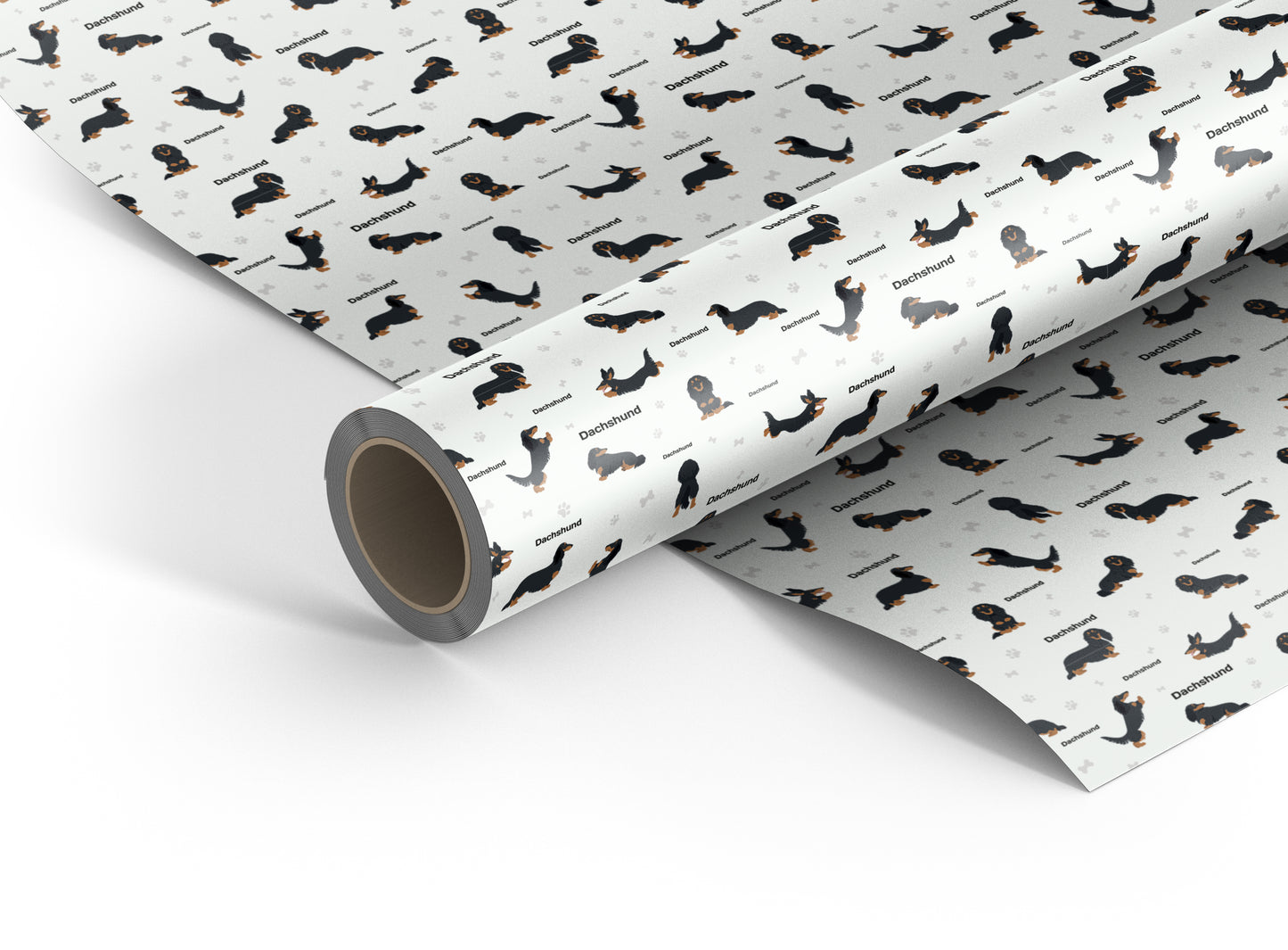 Dachshund wrapping paper