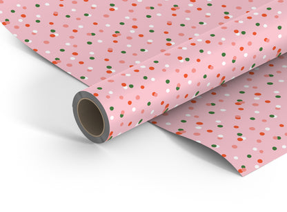 Polka Dots Christmas wrapping paper