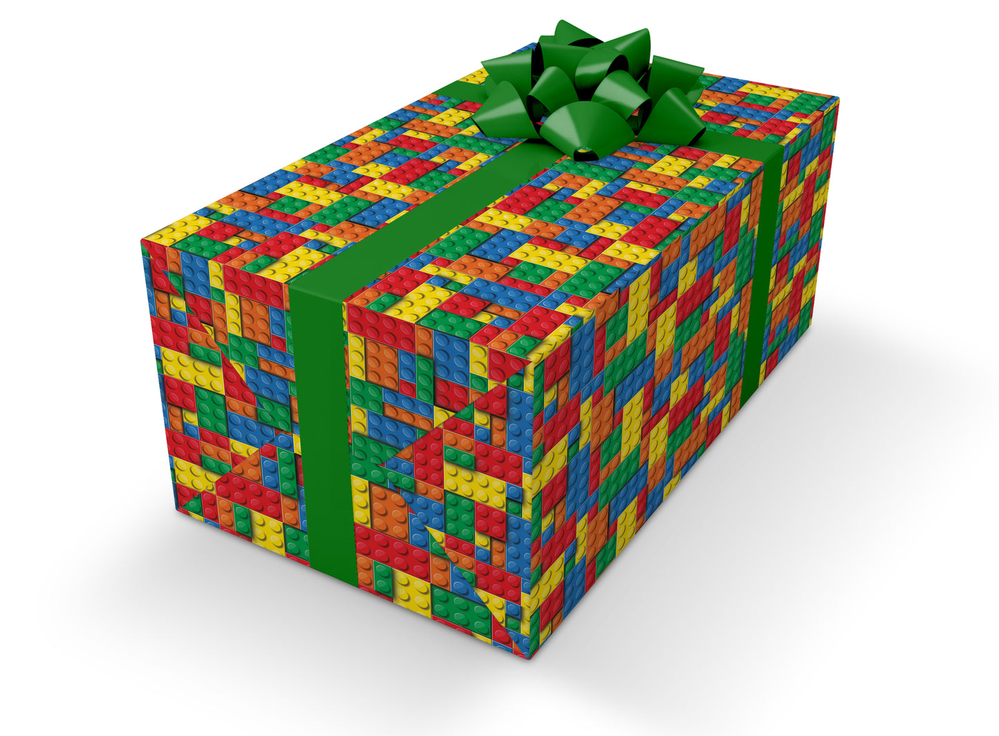 Lego wrapping paper