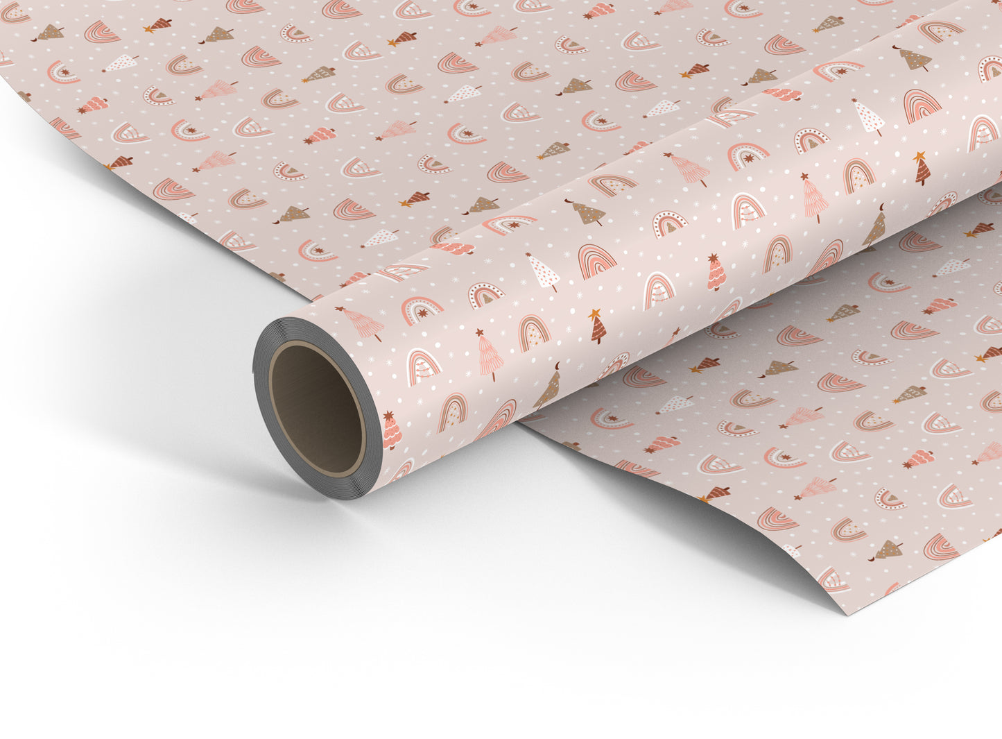 Pink Rainbow wrapping paper