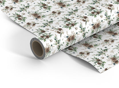 Elegant Foliage Christmas wrapping paper