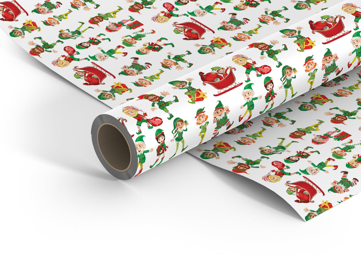 Christmas Elves wrapping paper