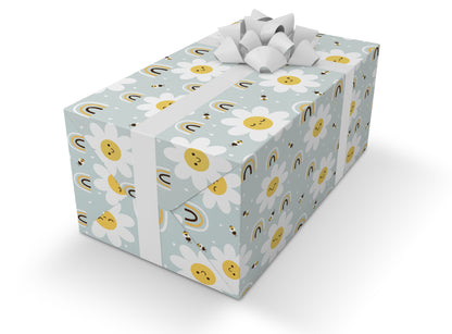 Bumblebee wrapping paper