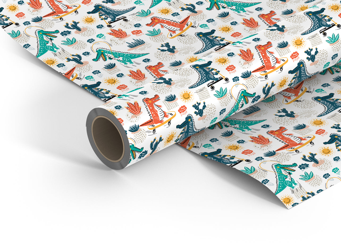 Dino wrapping paper