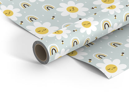 Bumblebee wrapping paper