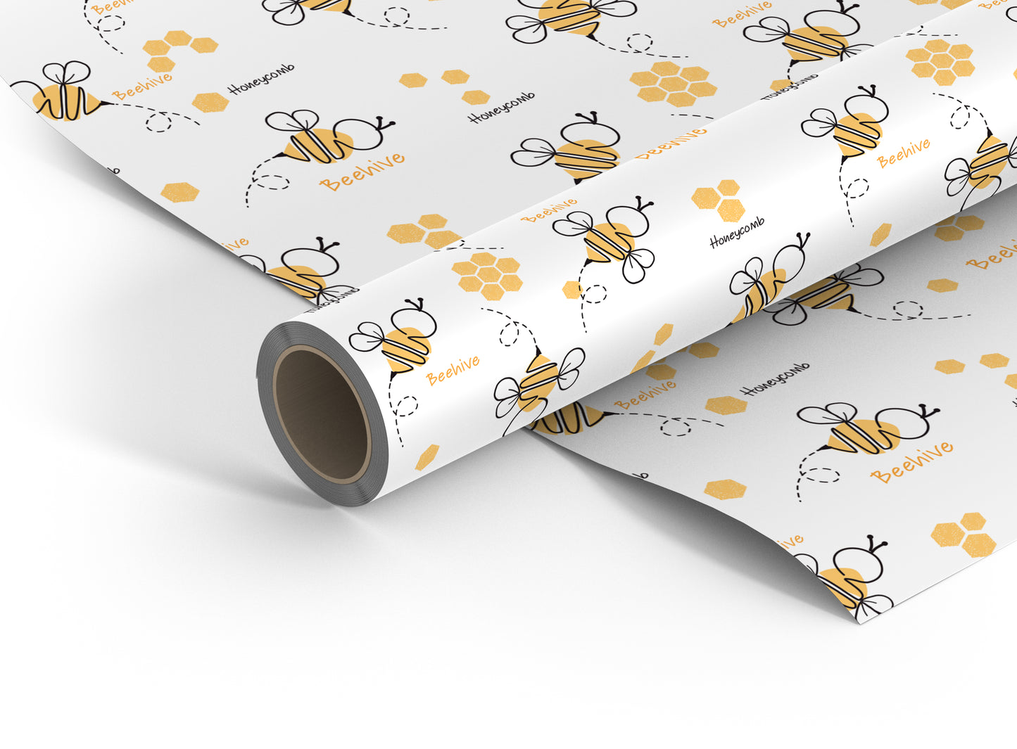 Bumblebee wrapping paper