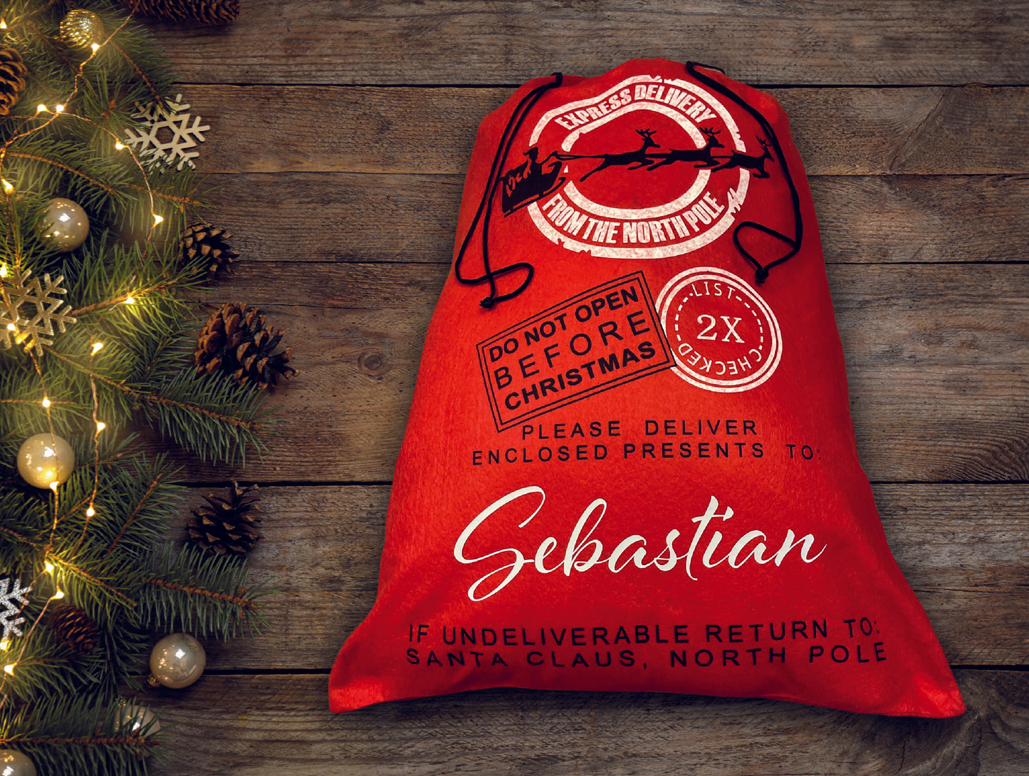 Personalised Santa Sacks